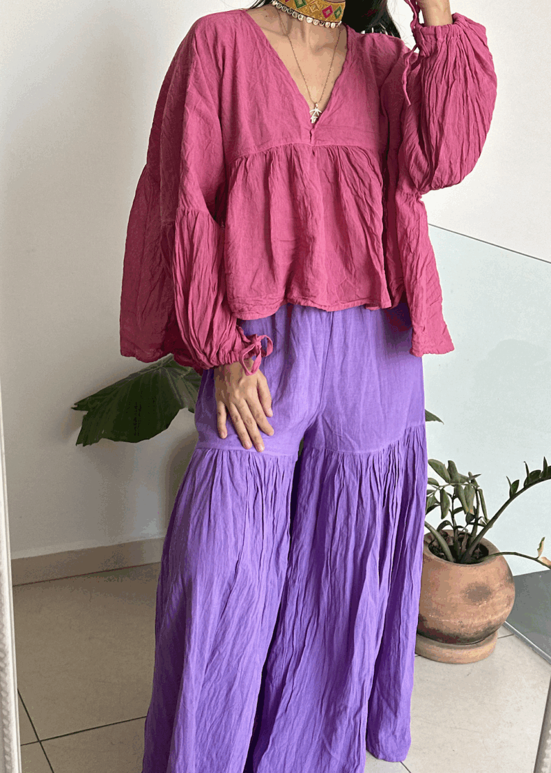 Blusa Luciérnaga Rosa - Imagen 2
